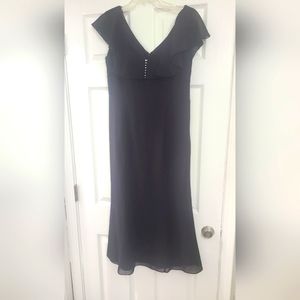 Black midi Scott McClintock dress size 10
